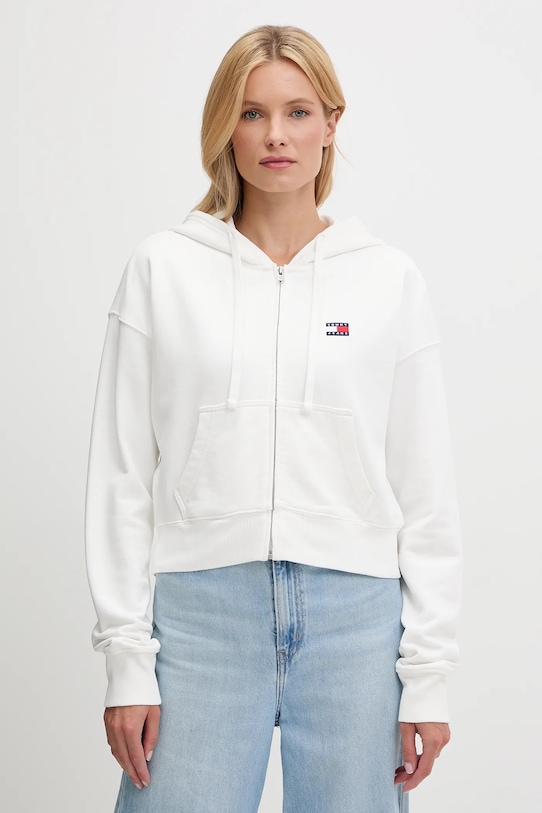 

Хлопковая толстовка Tommy Jeans, белый