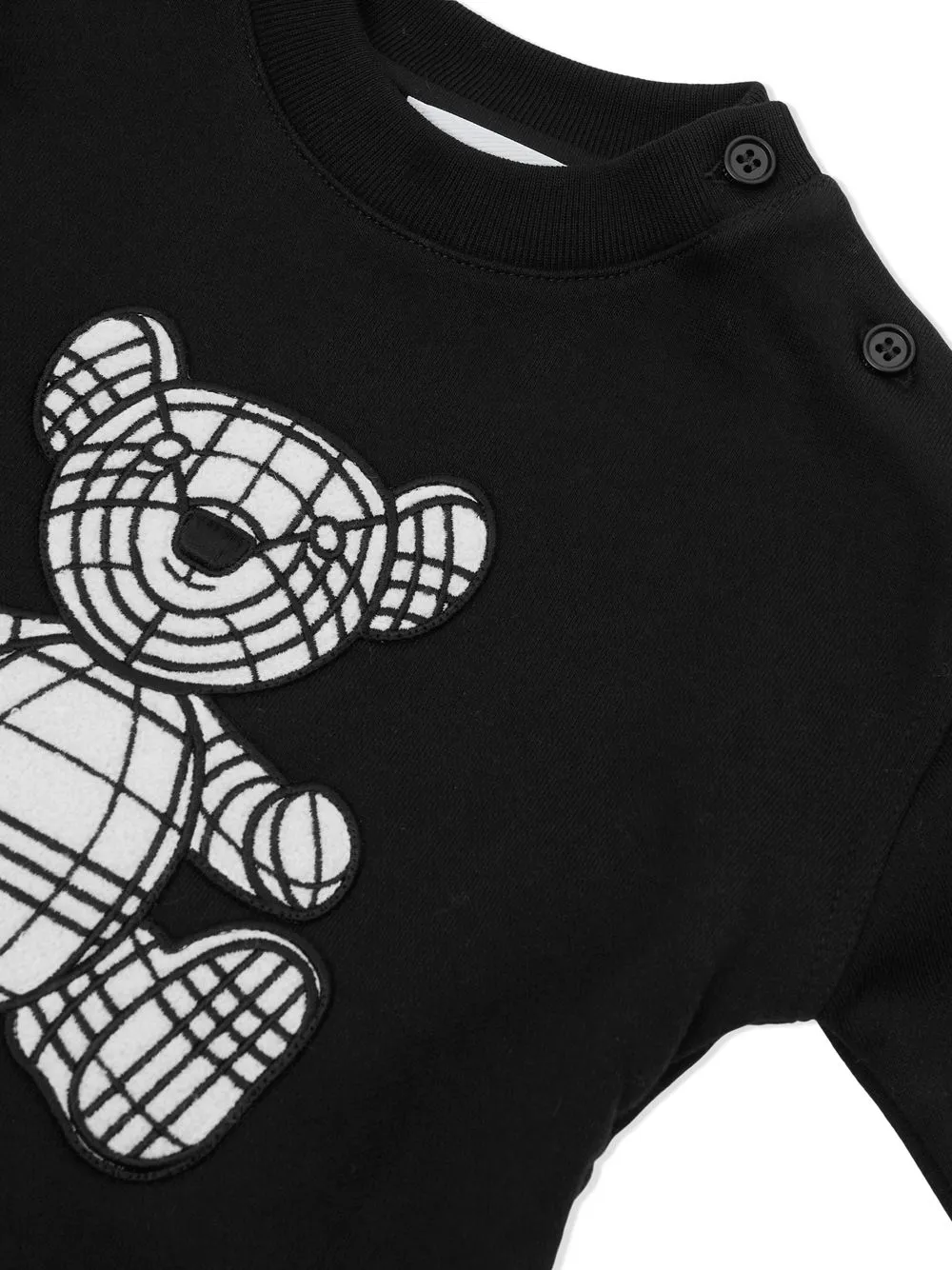 Платье-свитер Thomas Bear BURBERRY KIDS, черный — фото 4