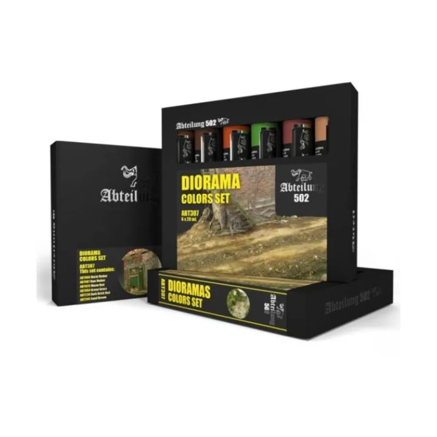 

Цвета Диорамы, Abteilung 502 - Modelling Oils Sets (AK-Interactive)