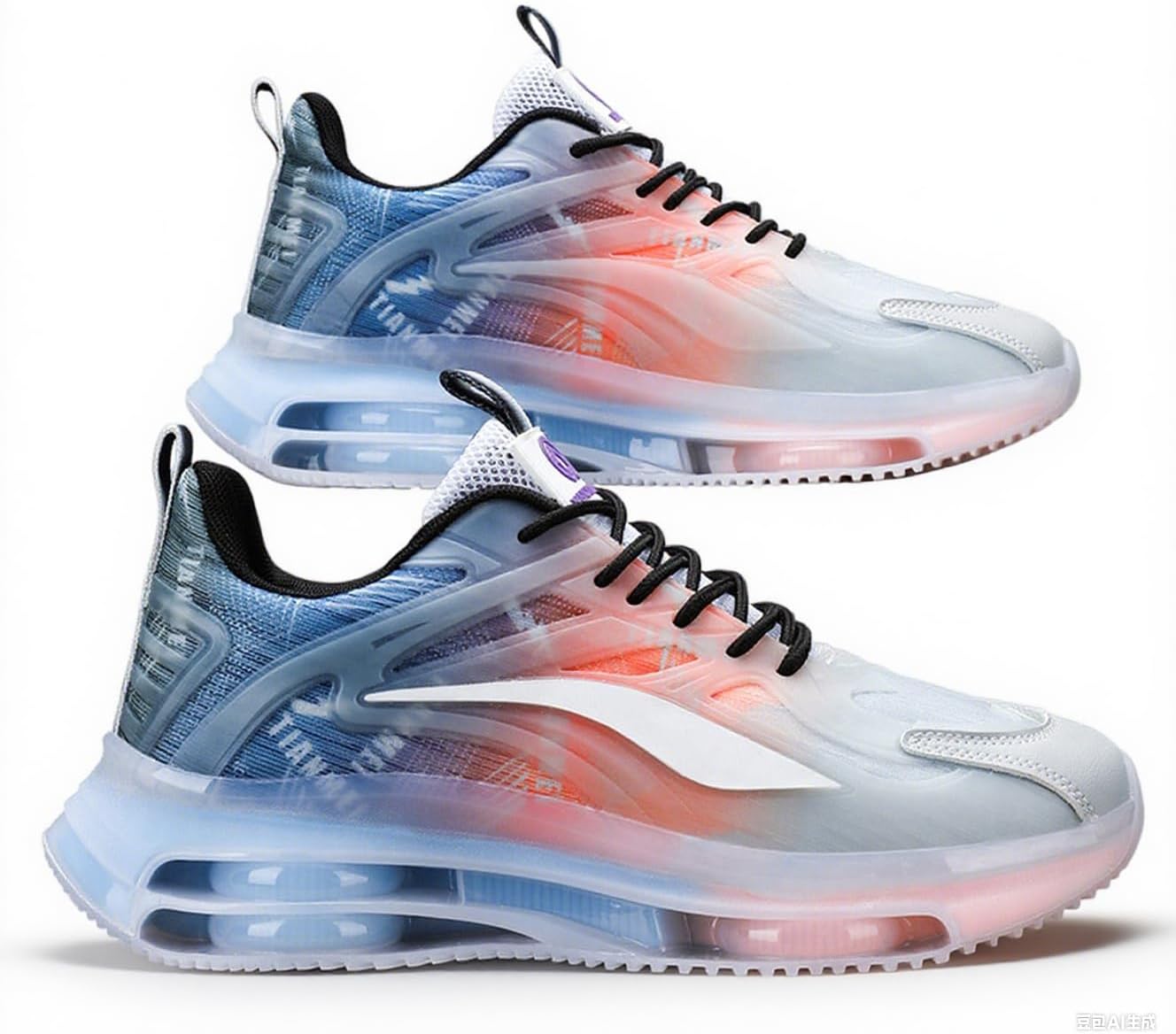 

Кроссовки для мужчин LIAHUIMIO, высокие, для ходьбы, спортивные, повседневные, модные стильные мужские Generic, оранжевый