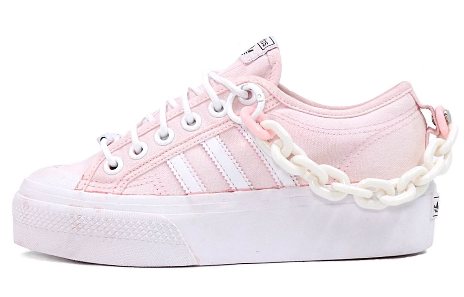 

Кроссовки adidas originals Nizza Trek Skateboarding Shoes Women's Low-top Pink/white, розовый