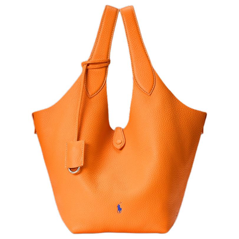 

Polo Ralph Lauren Женская сумка из коровьей кожи оранжевая