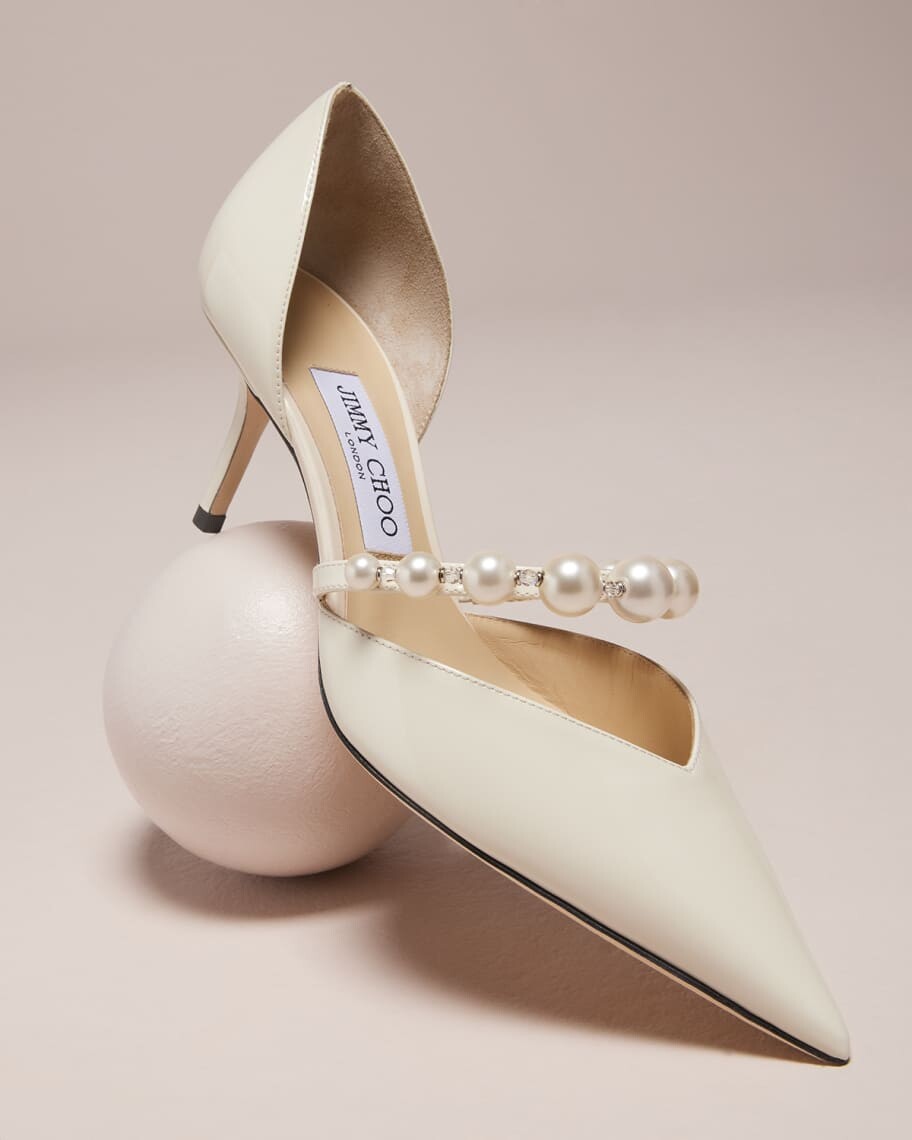 Туфли-лодочки Aurelie d'Orsay с жемчужной лентой Jimmy Choo — фото 2