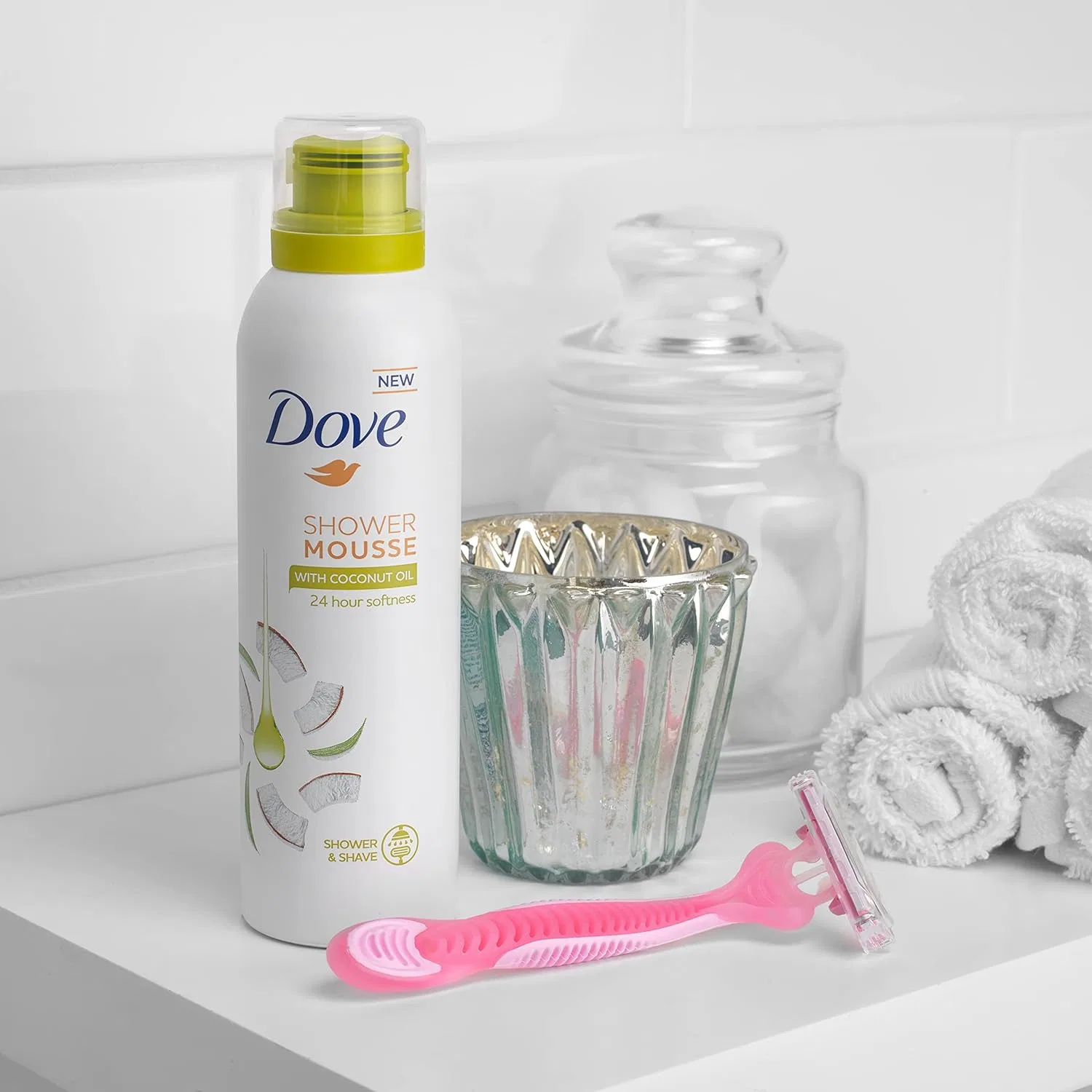 Пена для душа Dove Coconut Oil с эфирными маслами, 200 мл (6 шт.) Dove — фото 4