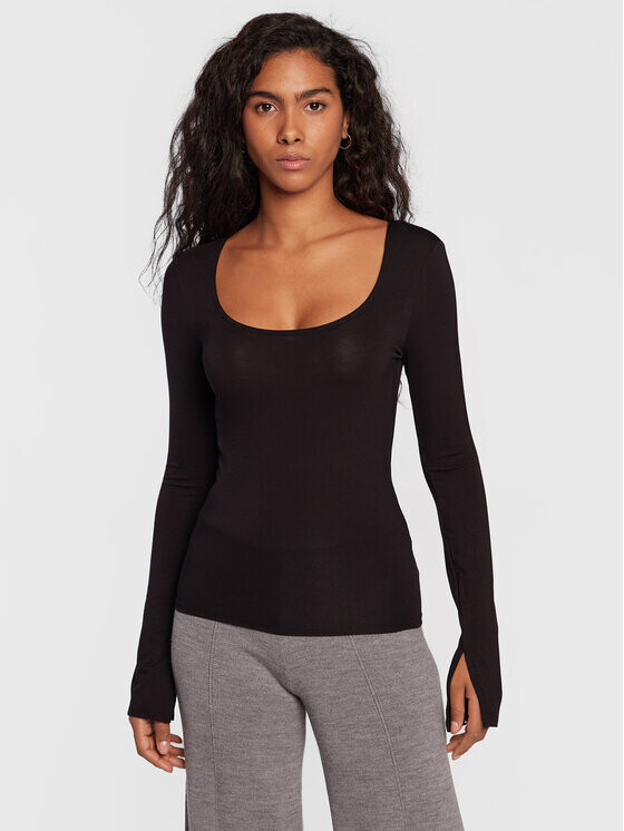 

Узкая блузка Gina Tricot, черный
