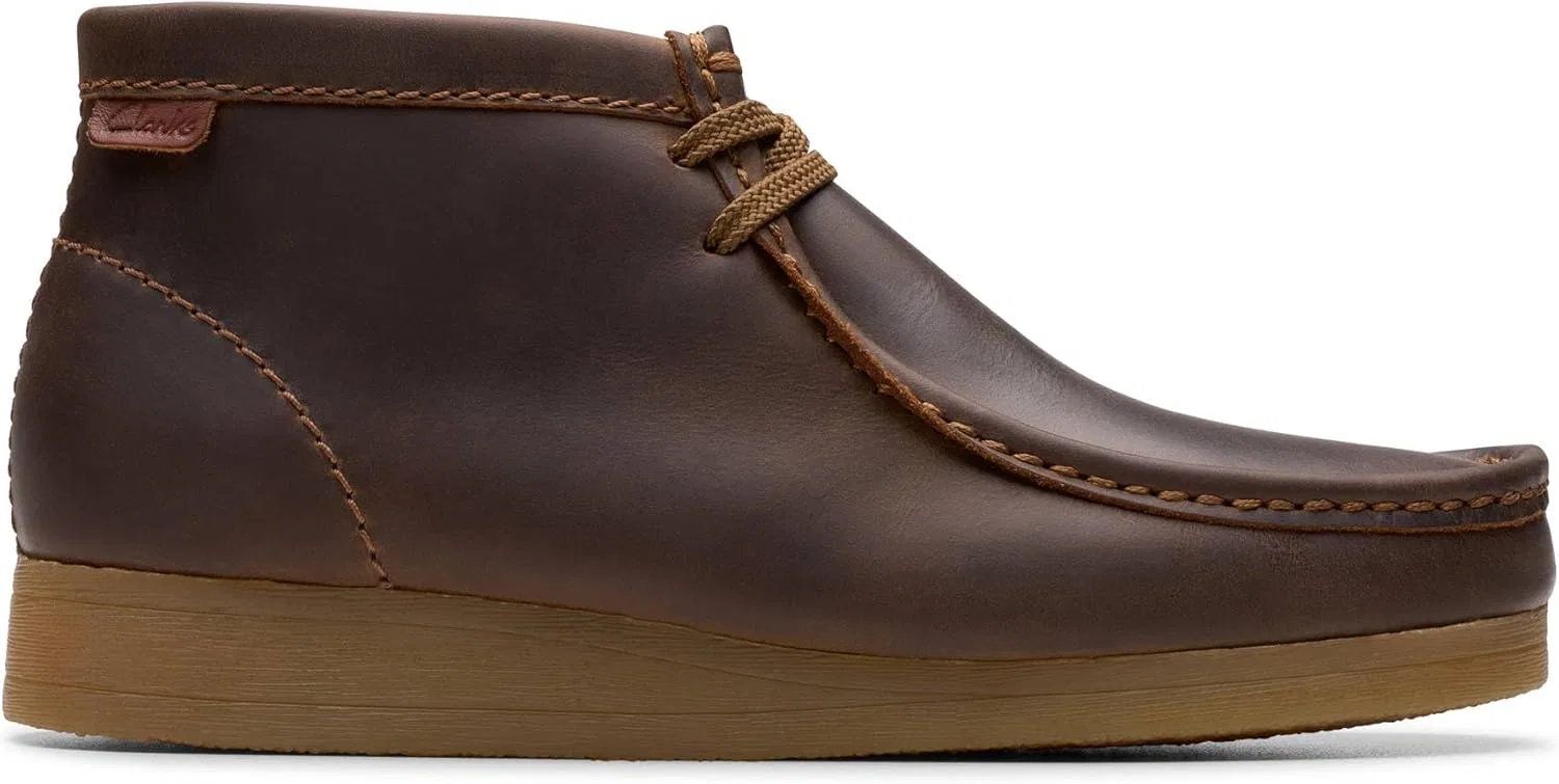 Мужские ботинки Clarks Wallaston Oxford, Beeswax Leather. — фото 2