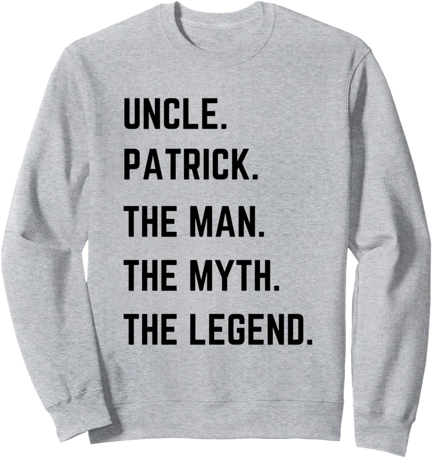 

Толстовка ко Дню отца «Дядя Патрик: Человек, Миф, Легенда», серая, размер S Uncle The Man The Myth The Legend Mens Gifts, Серый, Толстовка ко Дню отца «Дядя Патрик: Человек, Миф, Легенда», серая, размер S Uncle The Man The Myth The Legend Mens Gifts