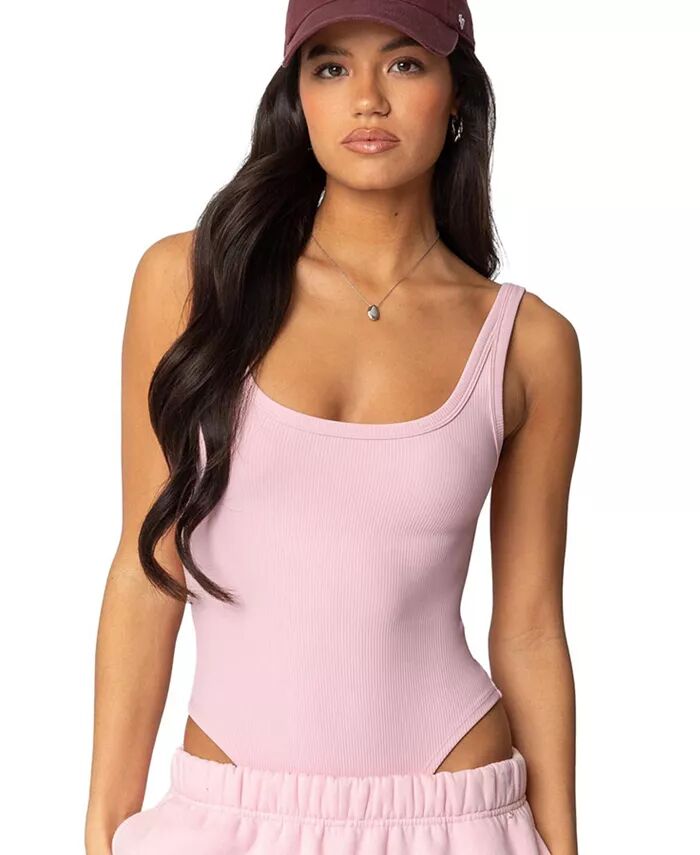 

Женский боди Lakely Ribbed Edikted, розовый
