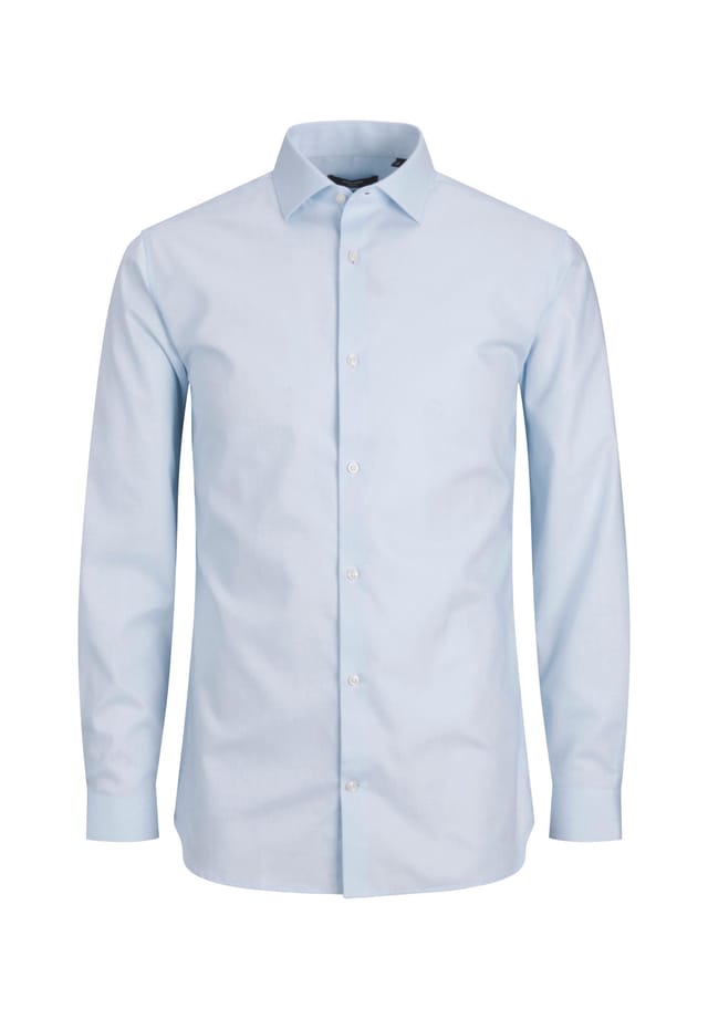 

Рубашка Parker slimfit с длинными рукавами и воротником Kent Jack & Jones, голубой