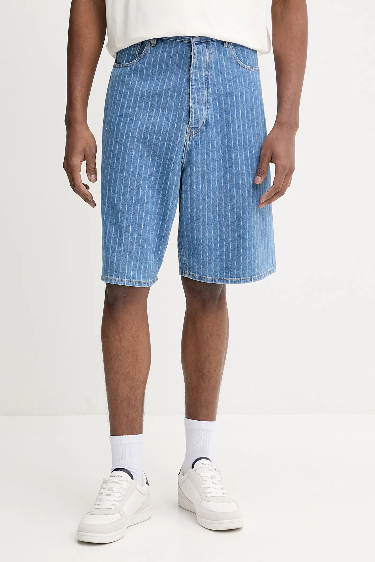 

Джинсовые шорты Le Short Baggy Rayures Drôle De Monsieur, синий
