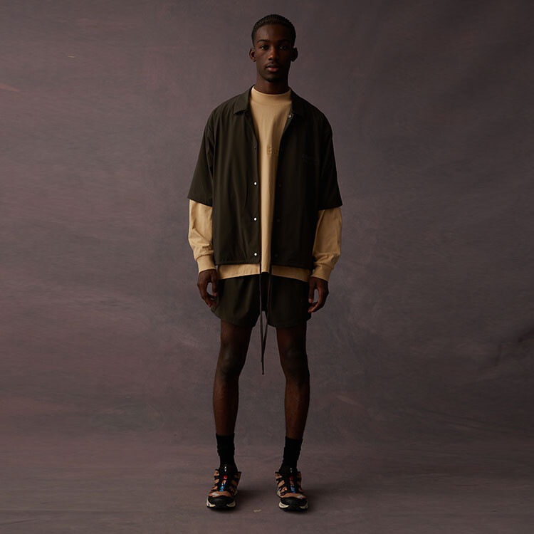 Drop2 SS23 Рубашка мужская Off Black Fear Of God Essentials, черный — фото 3