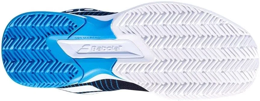 Babolat Детские кроссовки для падела Jet Premura, черные - синие — фото 4