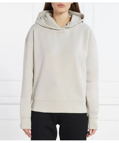 

Толстовка с металлическим микрологотипом Regular fit Calvin Klein, серый