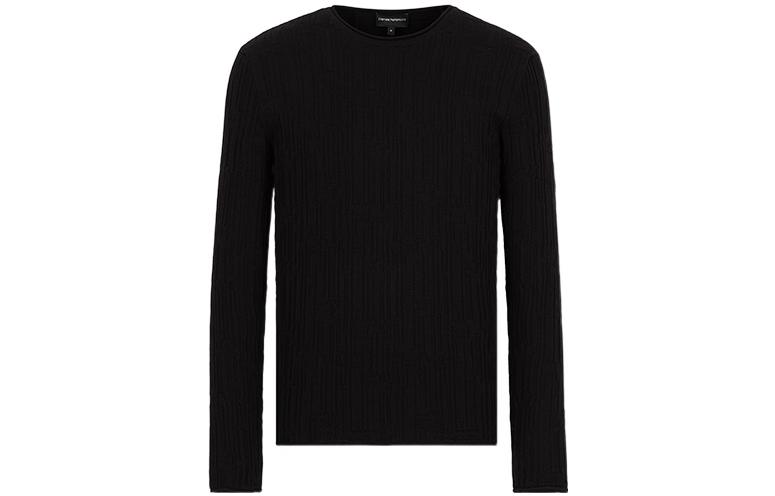 

EMPORIO ARMANI Свитер SS22 Slim Fit Knitwear Men's Black