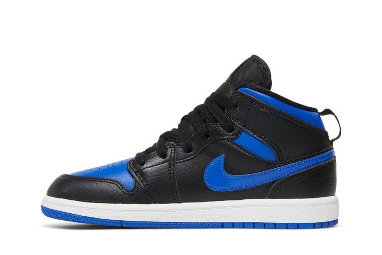 Кроссовки Air Jordan Jordan 1 Mid PS 'Royal' 2020, синий — фото 4