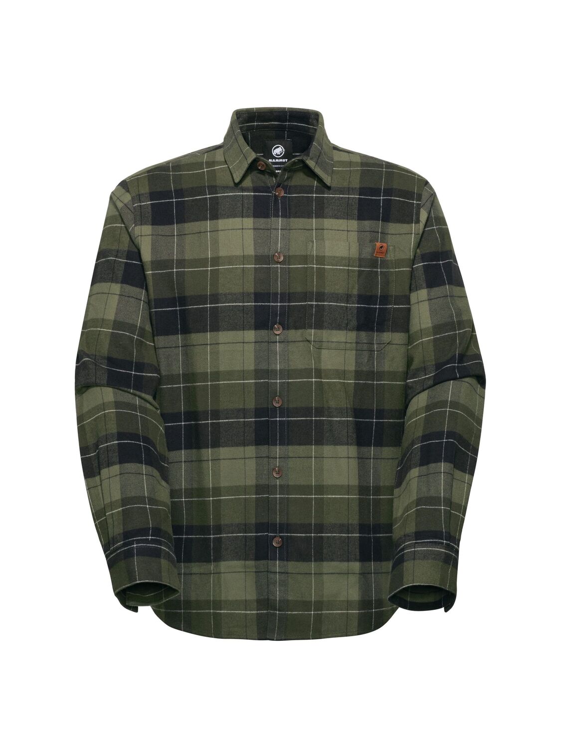 

MAMMUT Рубашка Regular Fit Athletic Button Up в цвете Fir, Grass Green