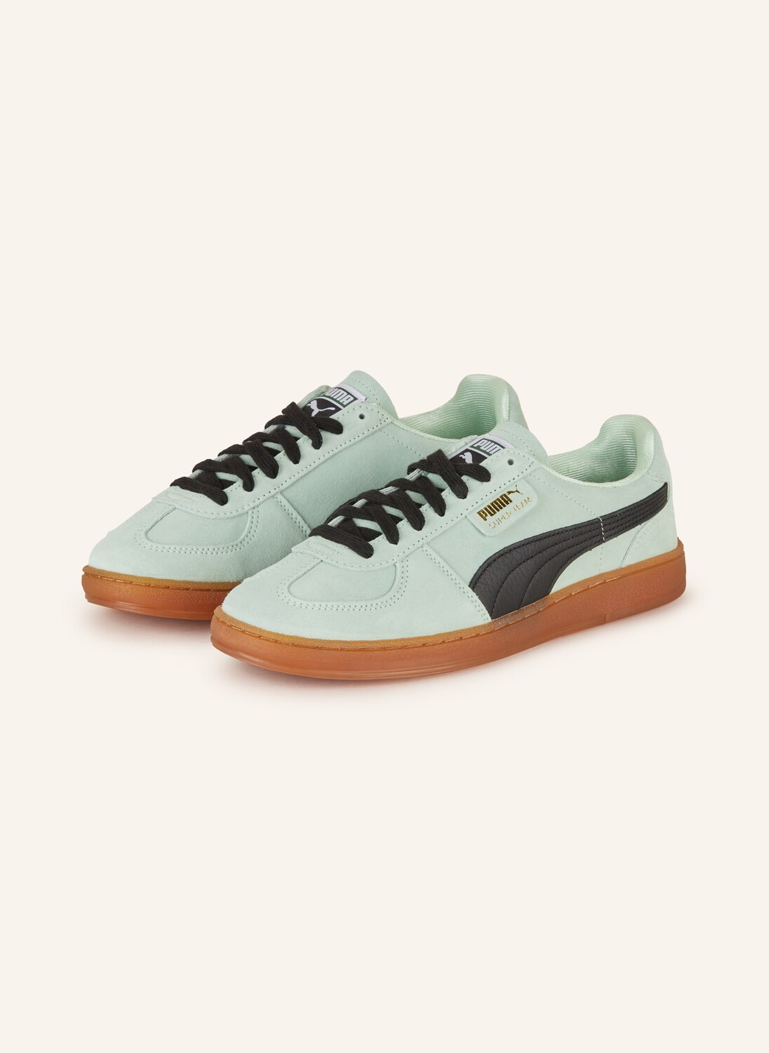

Кроссовки Super Team из замши Puma, зеленый