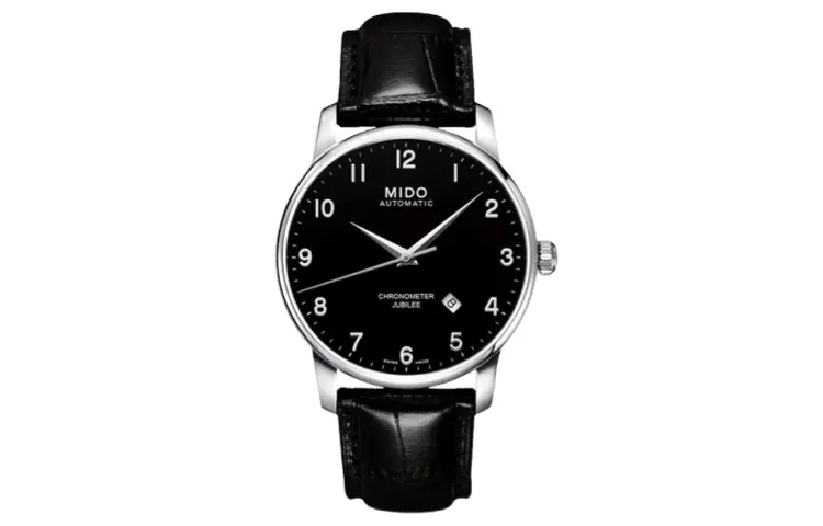 

MIDO Часы Baroncelli Automatic Mechanical Movement Men's Watch Watch 42mm Black Dial, Black
