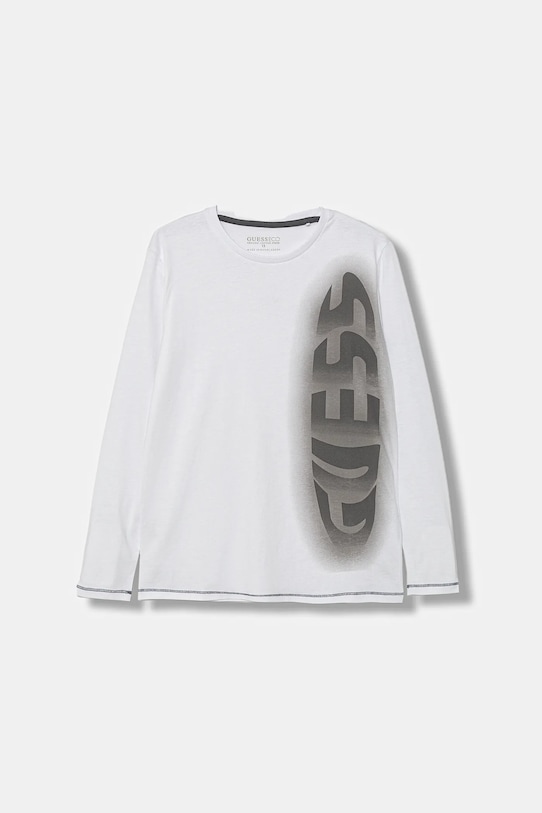 

Детская хлопковая водолазка Guess, белый