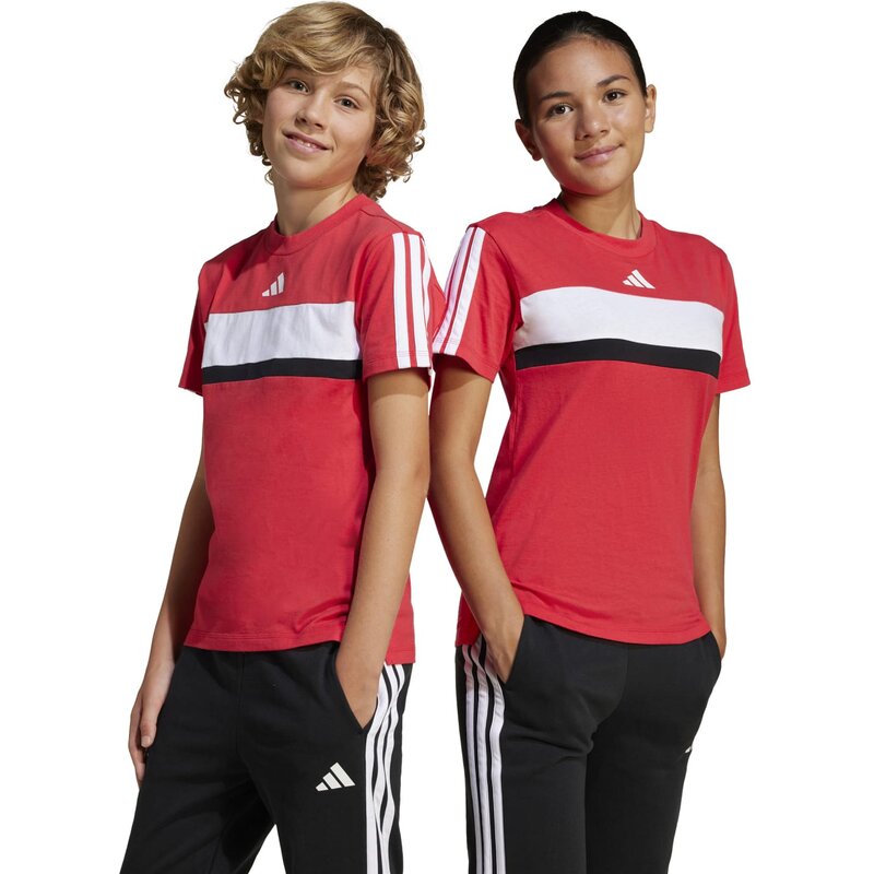 Рубашка сезонная базовая Tiberio 3-Stripes для детей Adidas, мультиколор — фото 4