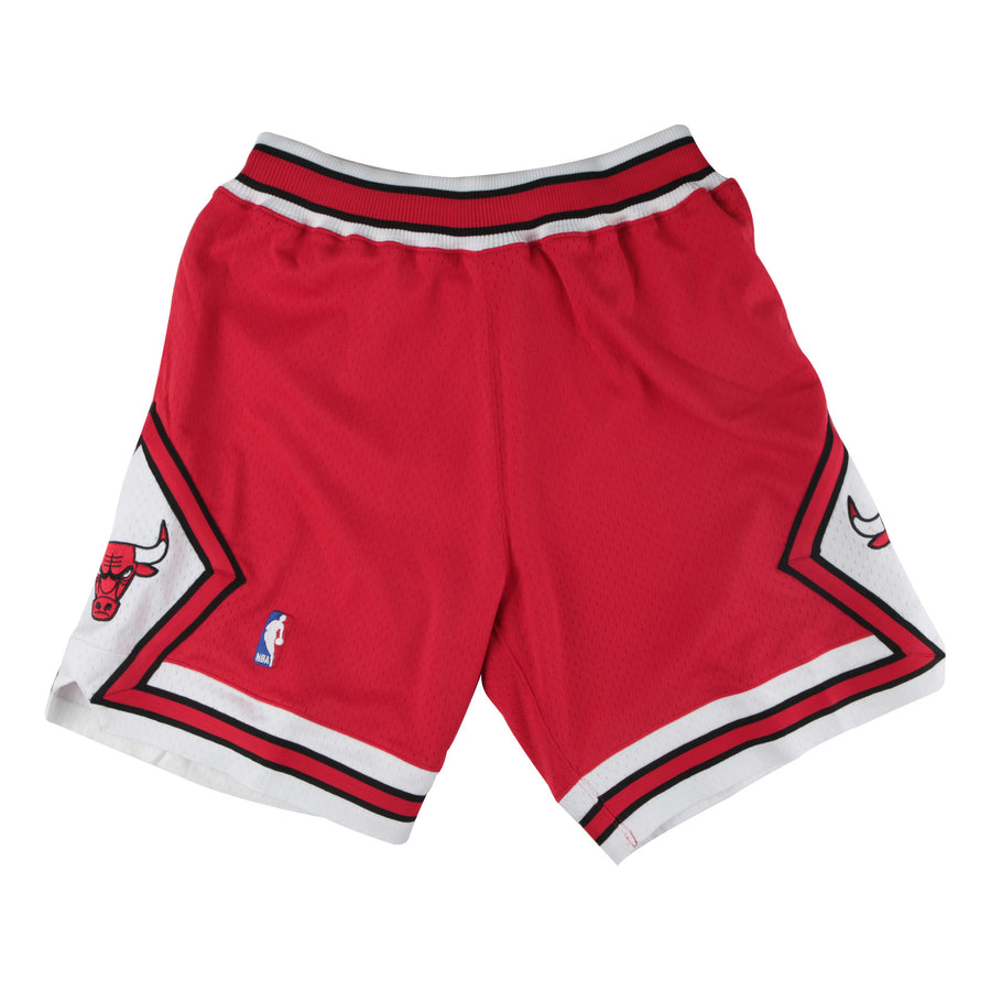 

Спортивные шорты Mitchell & Ness NBA Authentic Shorts Chicago Bulls Road 1997-98 'Red White', красный