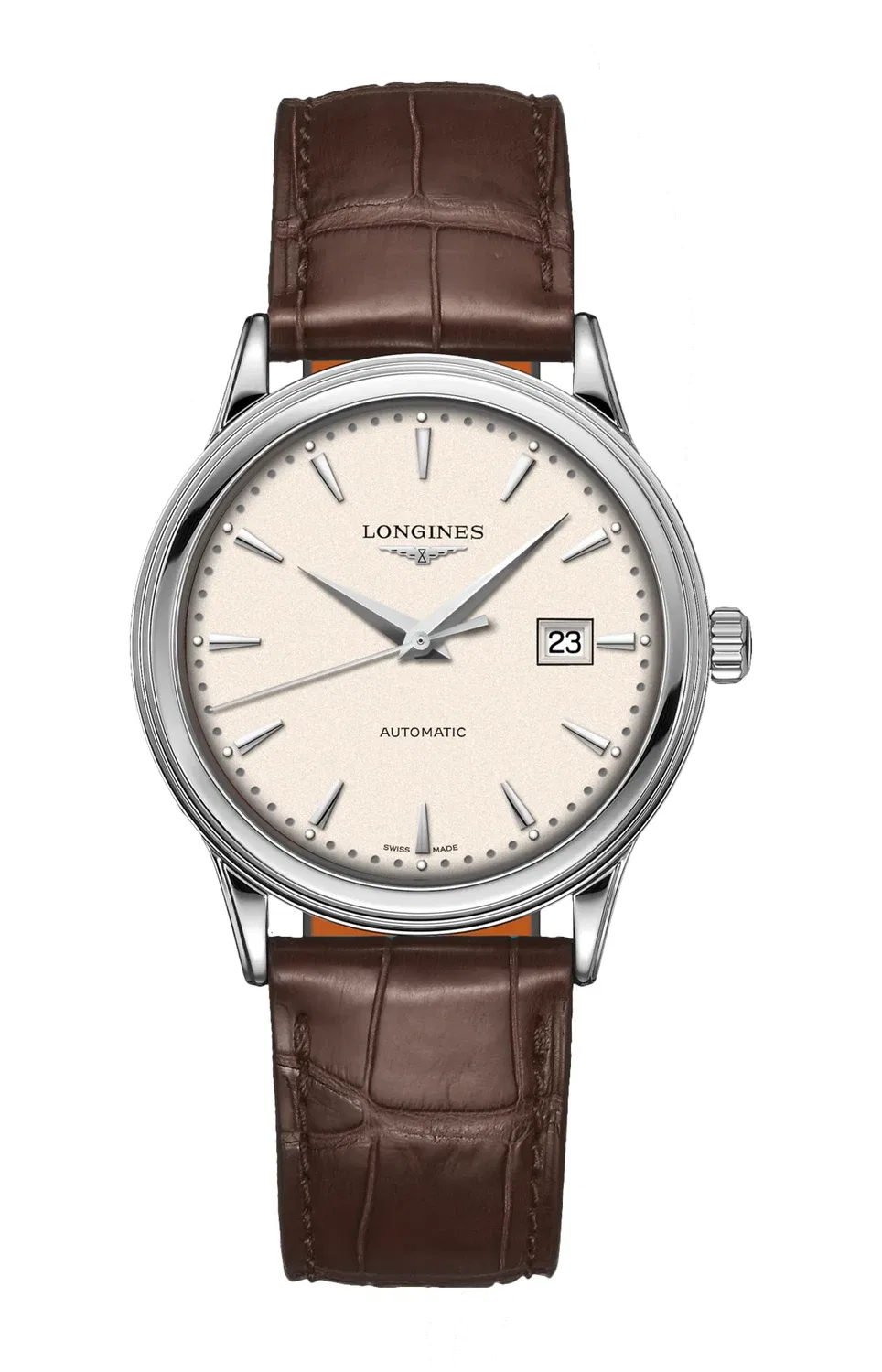 ФЛАГМАН - L4.984.4.79.2 LONGINES, серебряный