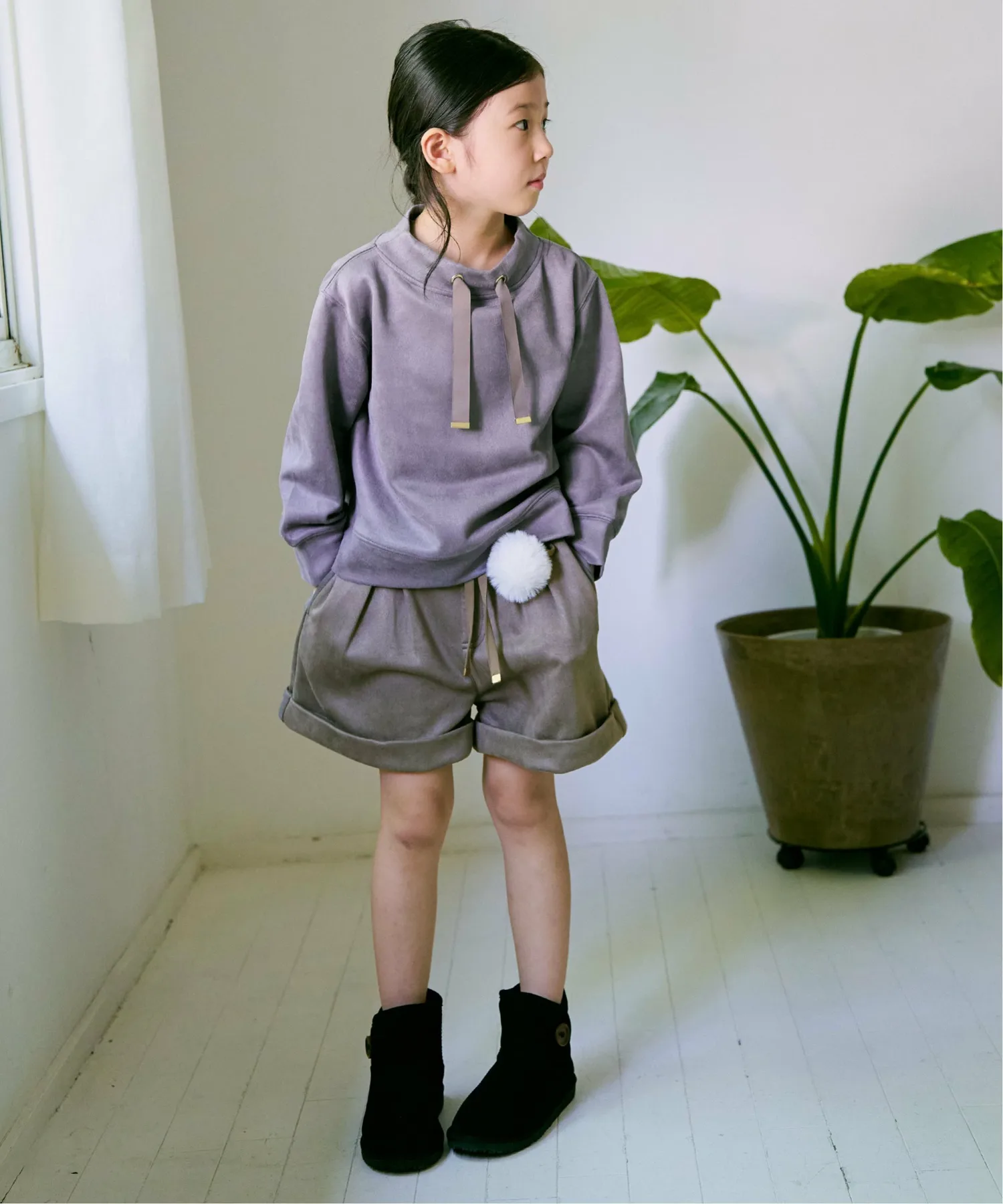 Пуловер GOKU Easy из искусственной замши с заостренными концами (120-160 см) Ikka, beige — фото 2