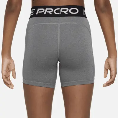 Шорты Nike Pro, цвет Carbon Heather/White — фото 3