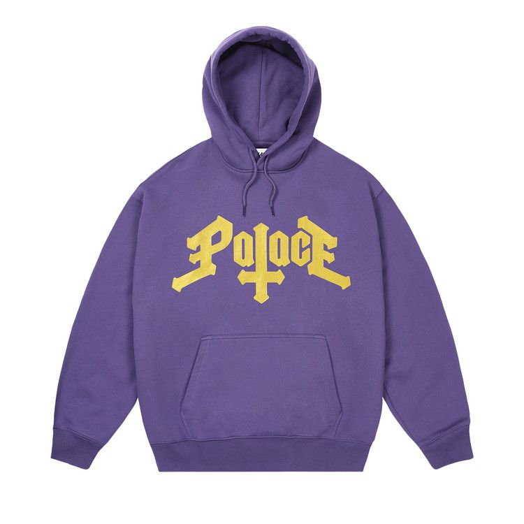 

Толстовка Palace Palace Cross Hood, Purple