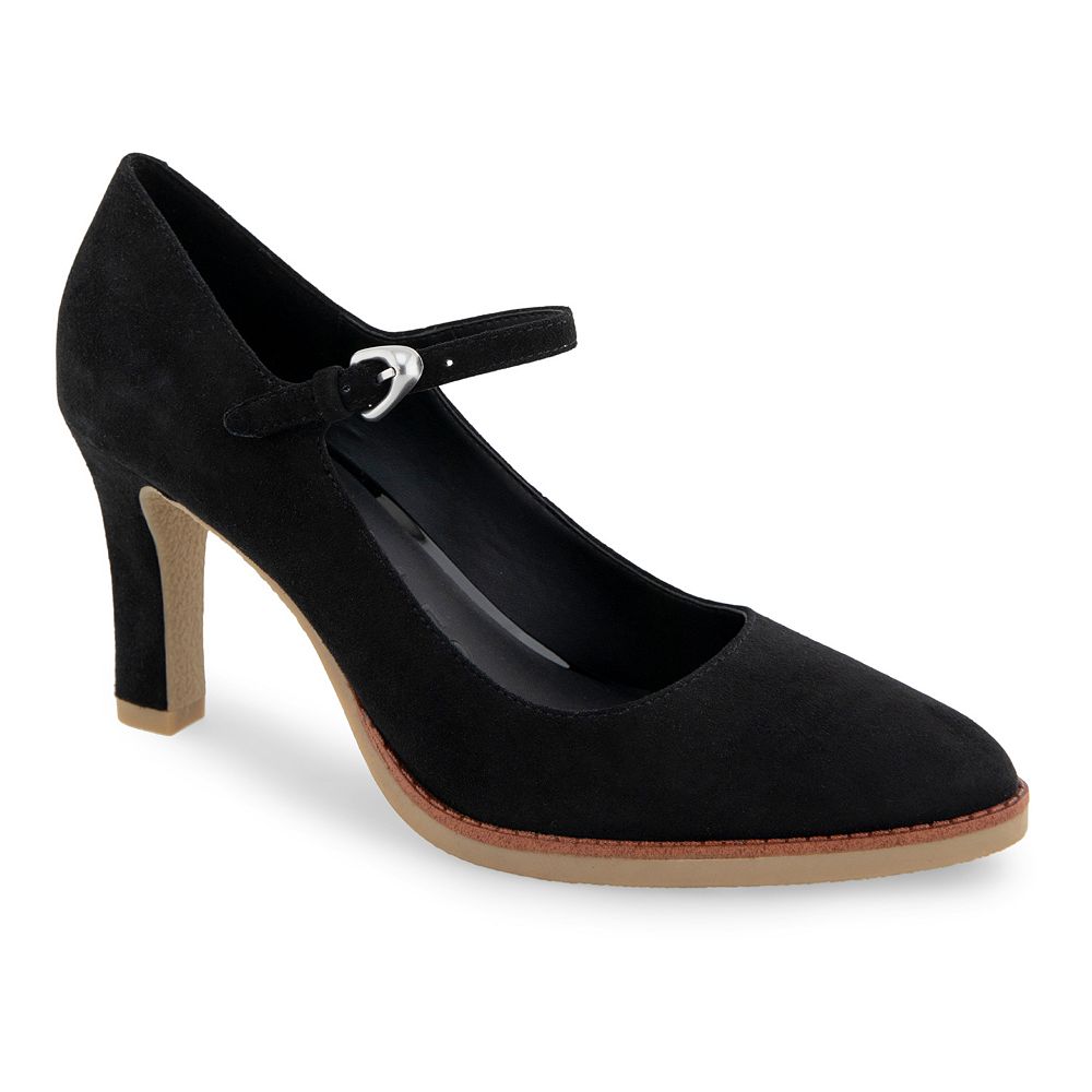 

Женские туфли Мэри Джейн Aerosoles Lois, цвет Black Suede