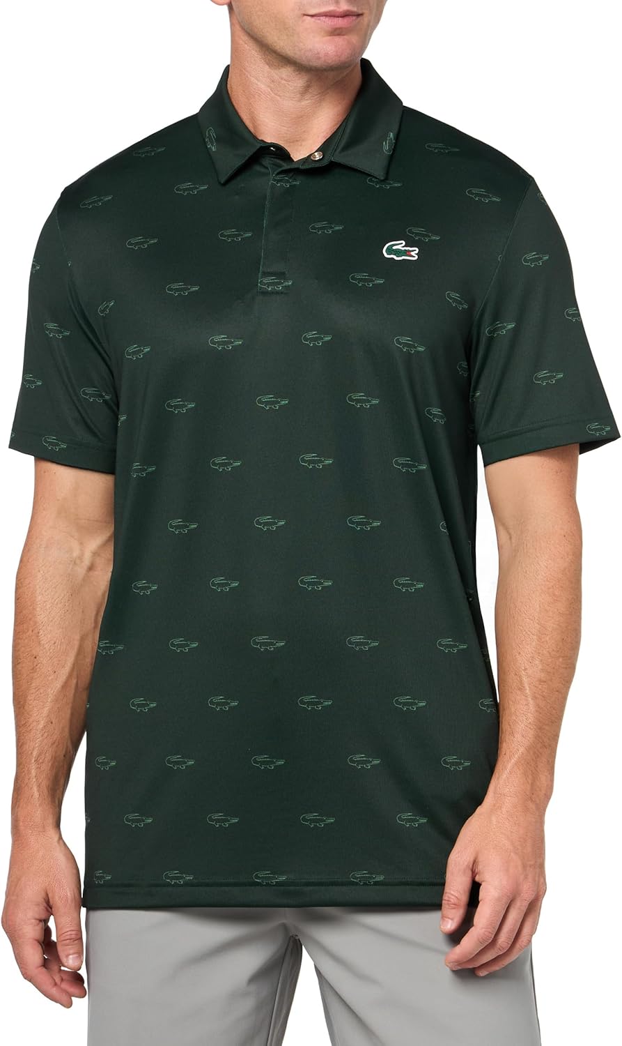 

Lacoste мужская поло для гольфа Regular Fit с защитой от ультрафиолета, Green