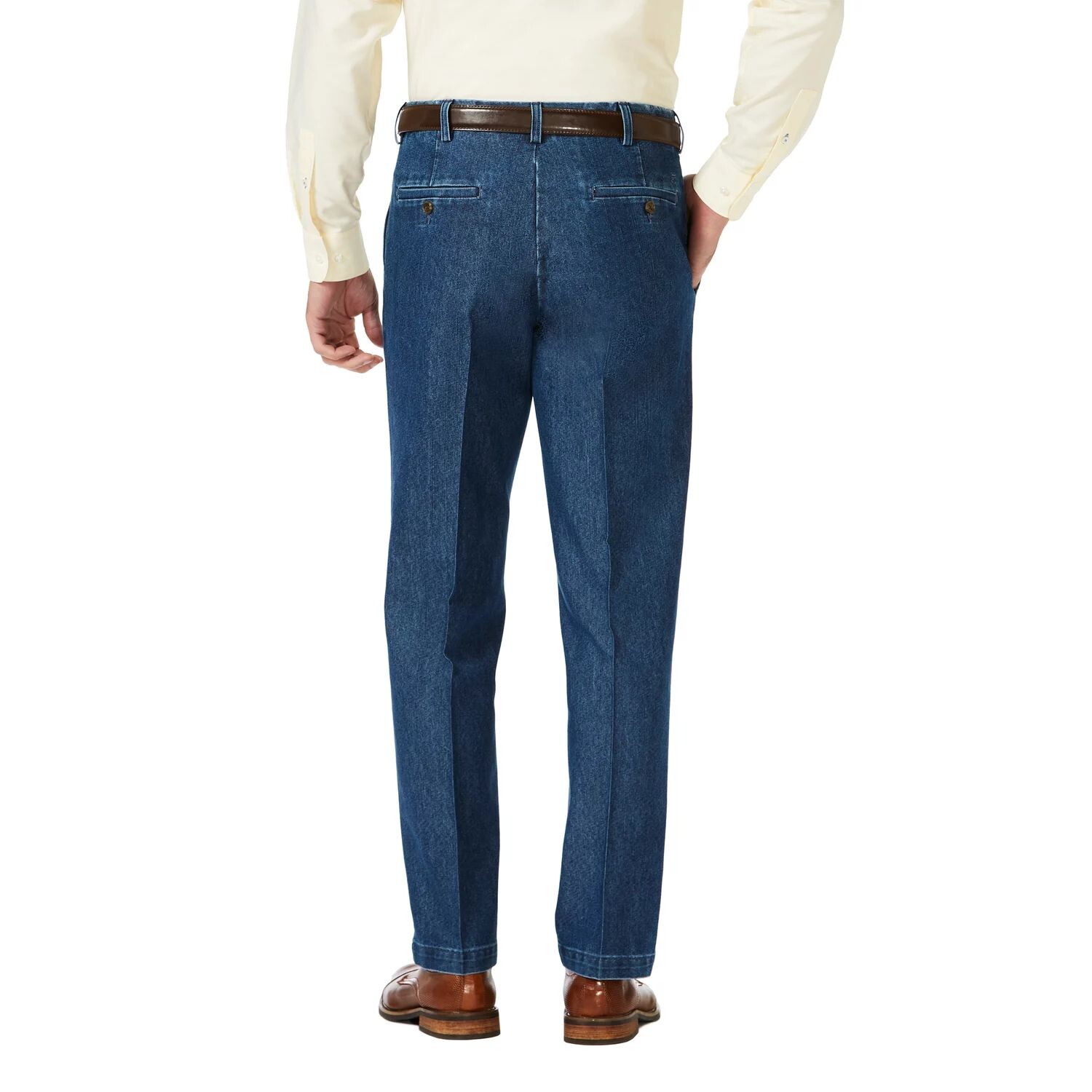 

Мужские джинсы Haggar Classic-Fit Stretch с расширяющейся талией и плоской передней частью