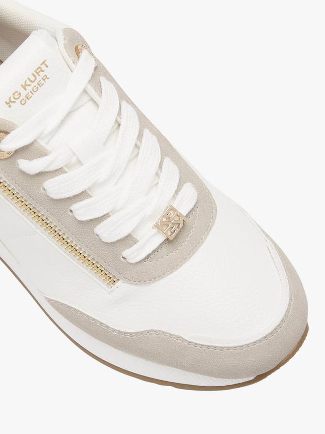 Кроссовки lina 2 на молнии KG Kurt Geiger, цвет Natural Taupe — фото 4