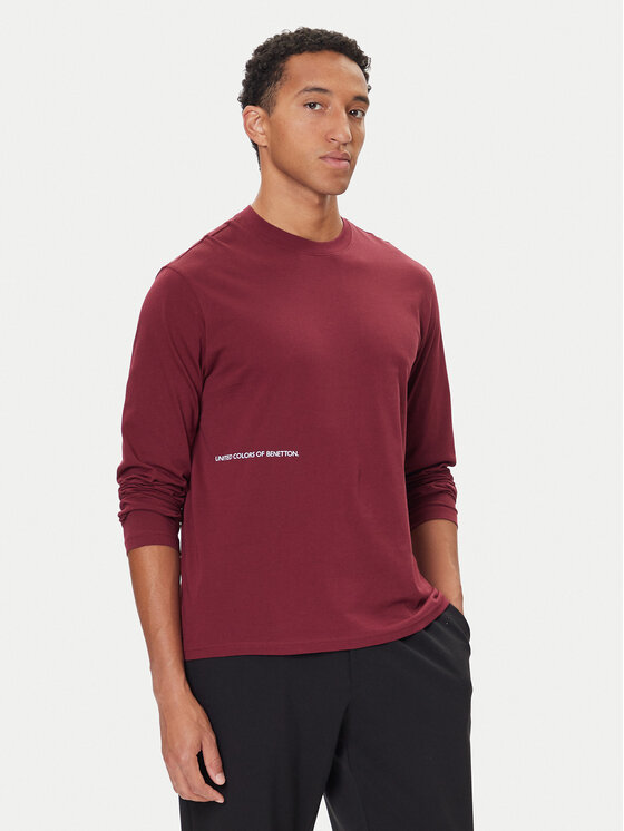 

Пижамная футболка regular fit 30964M021 United Colors Of Benetton, красный