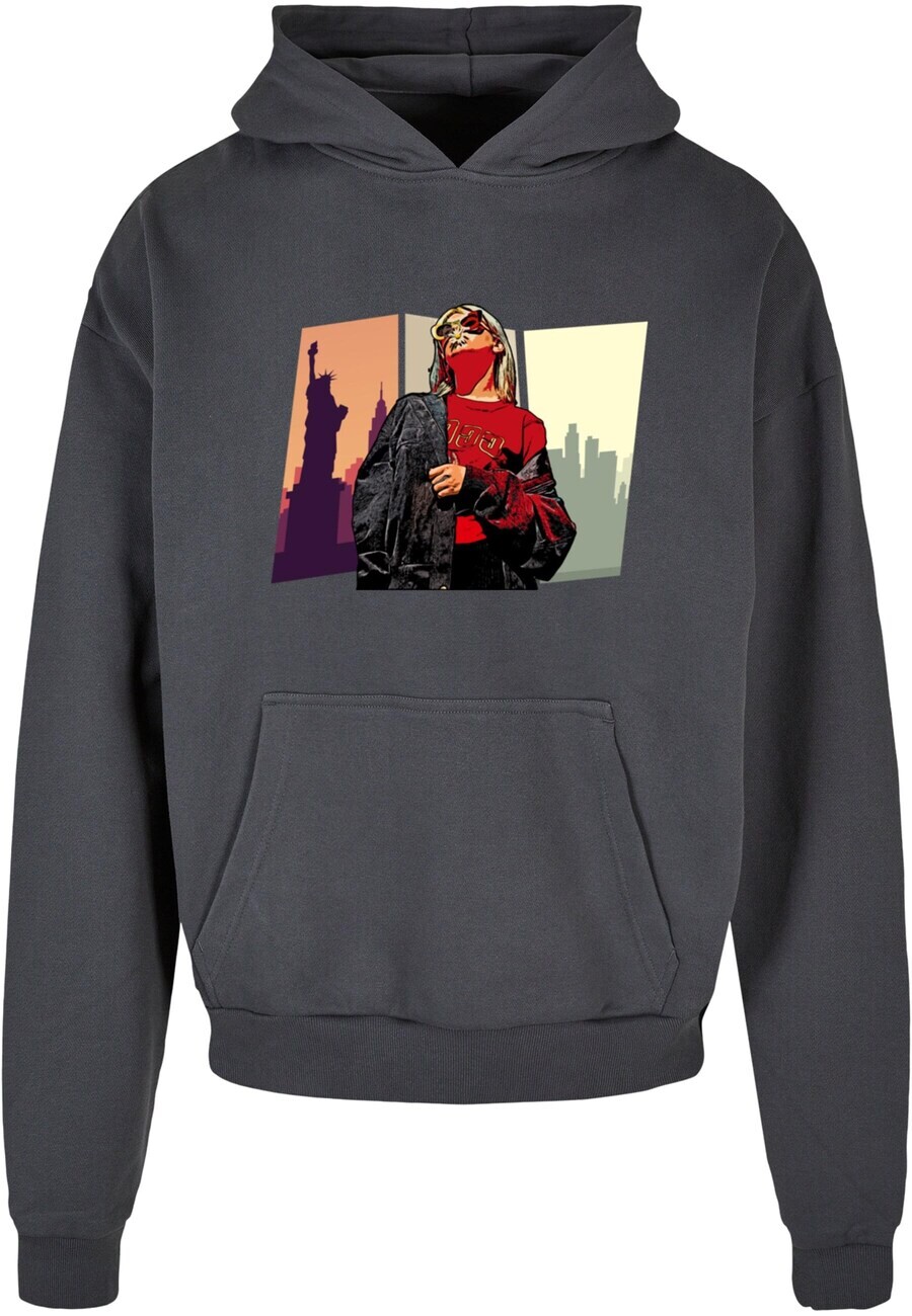 

Толстовка с капюшоном Merchcode Sweatshirt Grand Red Girl, антрацит