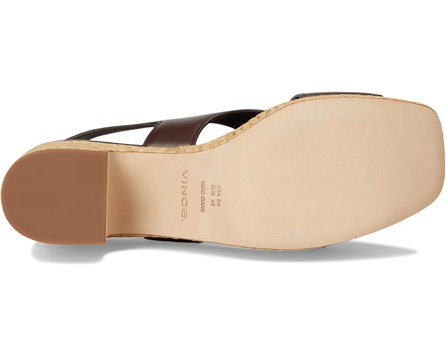 Туфли Vince Clementina Strappy Sandals, цвет Cacao Brown Leather — фото 3
