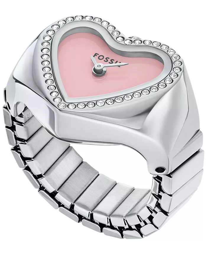 

Женские часы Ring Two-Hand из нержавеющей стали, 18 мм Fossil