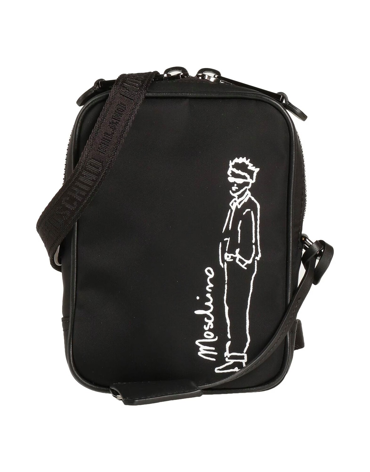 

Сумка через плечо Moschino, черный