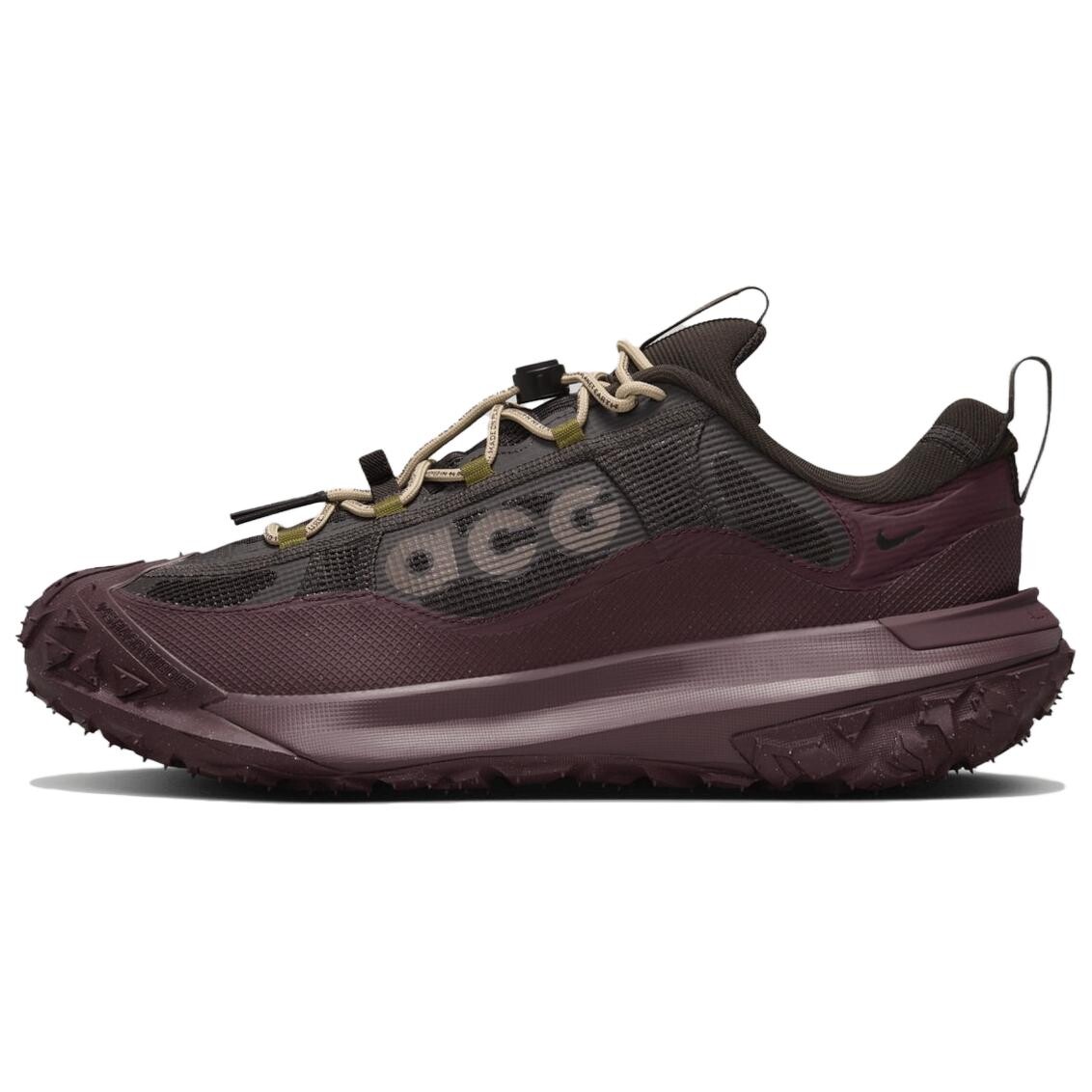 

Кроссовки ACG Mountain Fly 2 для походов, унисекс, низкие, бордовые Nike