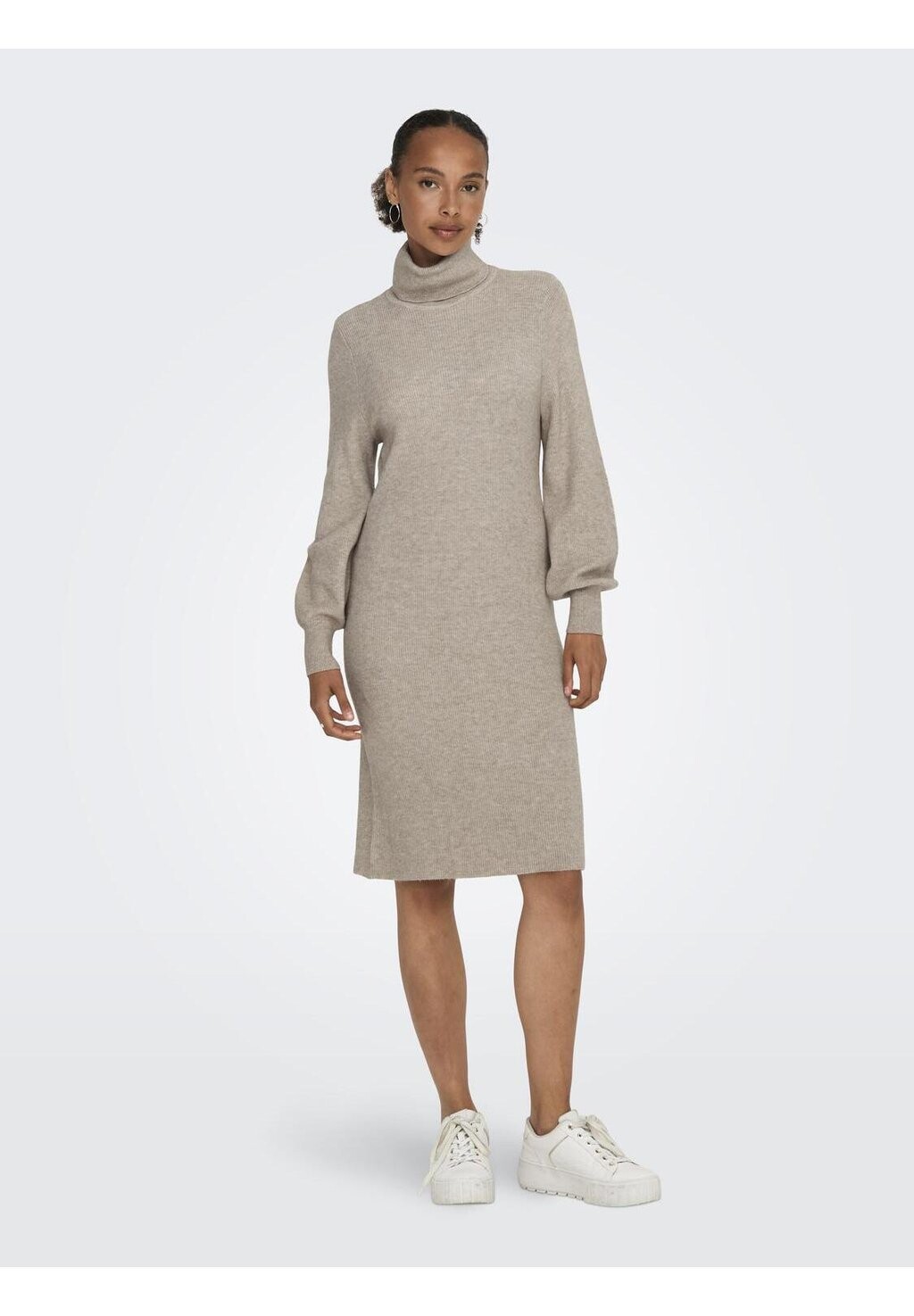 

Платье ONLY ONLSASHA L/S РУЛОНКА NCA KNT, цвет mocha meringue detail w melange