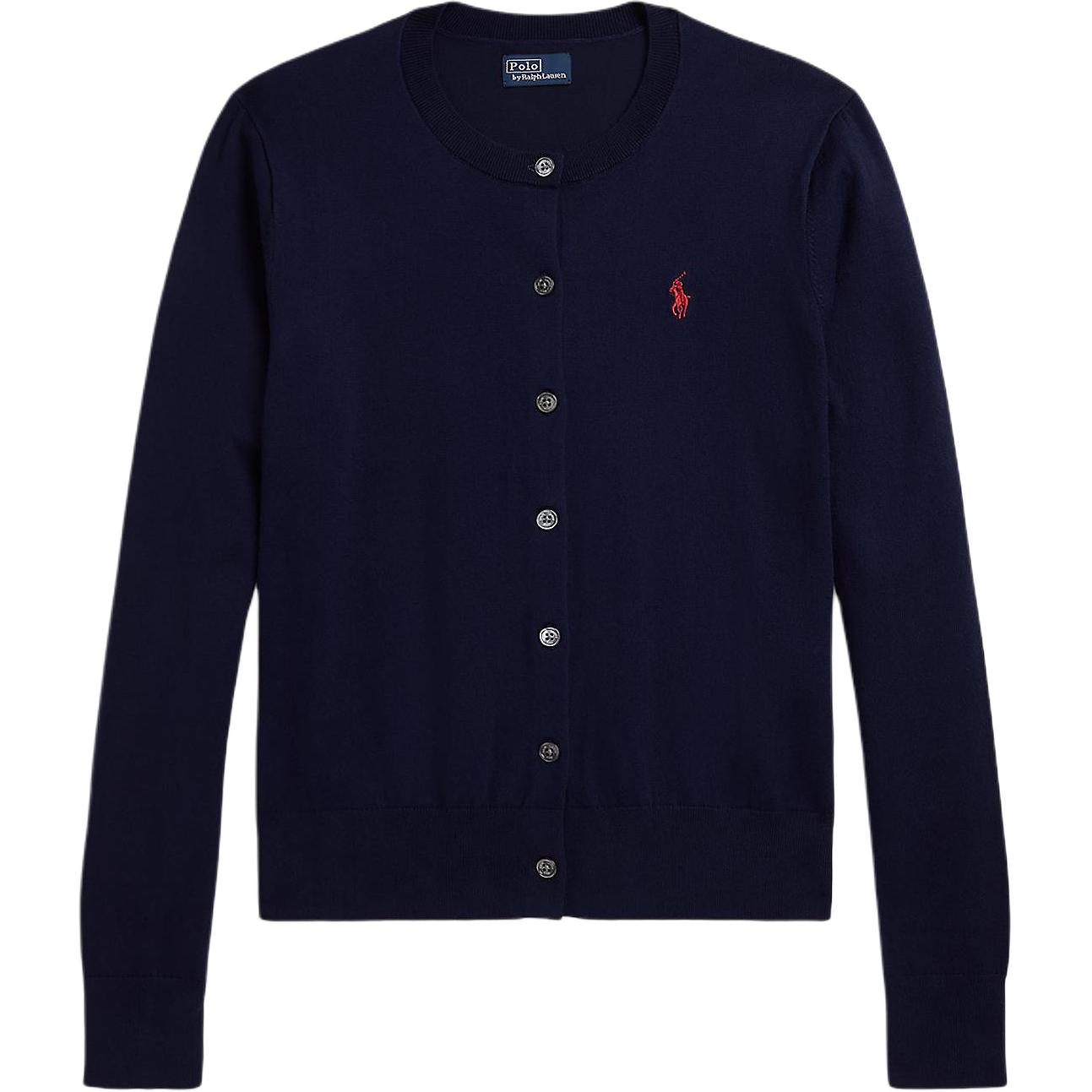 

Вязаный свитер FW25 для женщин Polo Ralph Lauren, синий