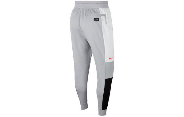 Брюки liverpool fleece alphabet printing bundle feet sports long pants gray Nike, серый — фото 2