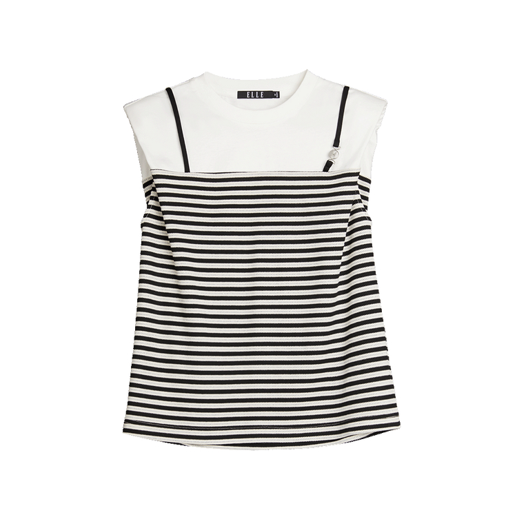 

ELLE Футболка Women's Stripes Crew Neck Moderate