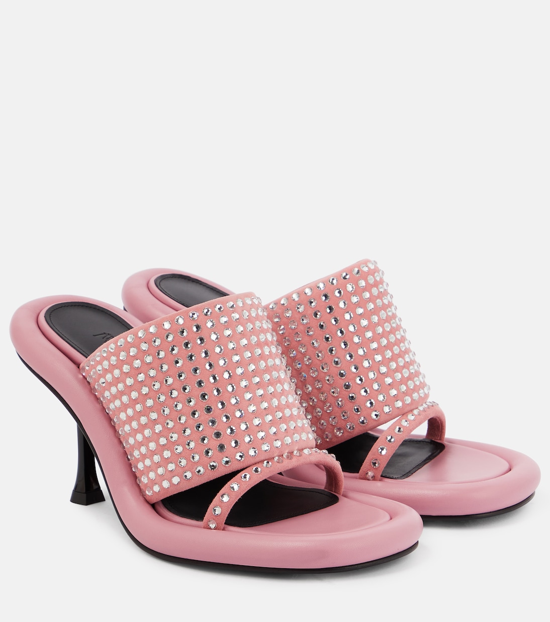 Мюли с декором Bumper-Tube JW Anderson, розовый