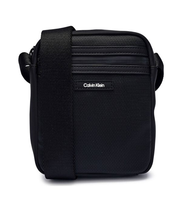 

Сумка мужская Calvin Klein через плечо текстильная, черный