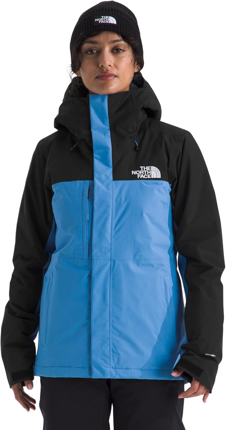 

Женская утепленная куртка The North Face Freedom с водоотталкивающей пропиткой, черно-голубой