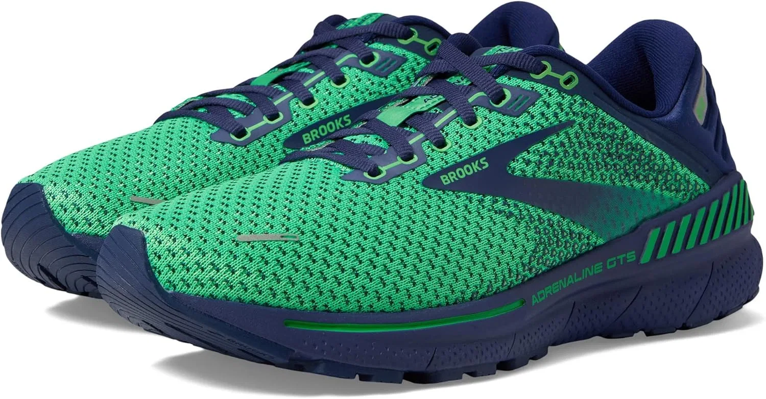 Мужские беговые кроссовки Brooks Adrenaline GTS 22, Green Navy