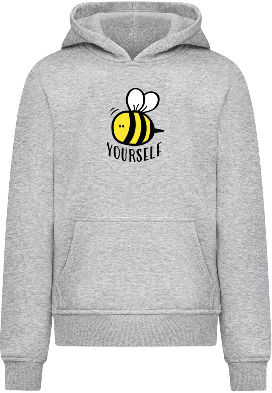 

Толстовка Merchcode Bee Yourself, пятнистый серый