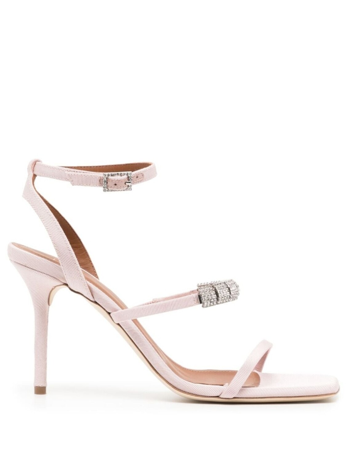 

Босоножки с кристаллами Malone Souliers, розовый
