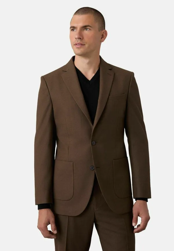Пиджак стандартного кроя Next, New Brown